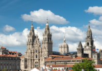 Fotografía de la catedral de Santiago de Compostela, un monumento hecho con granito gallego.