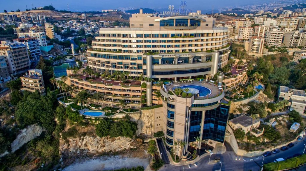 Fotografía del Hotel Le Royal de Beirut.
